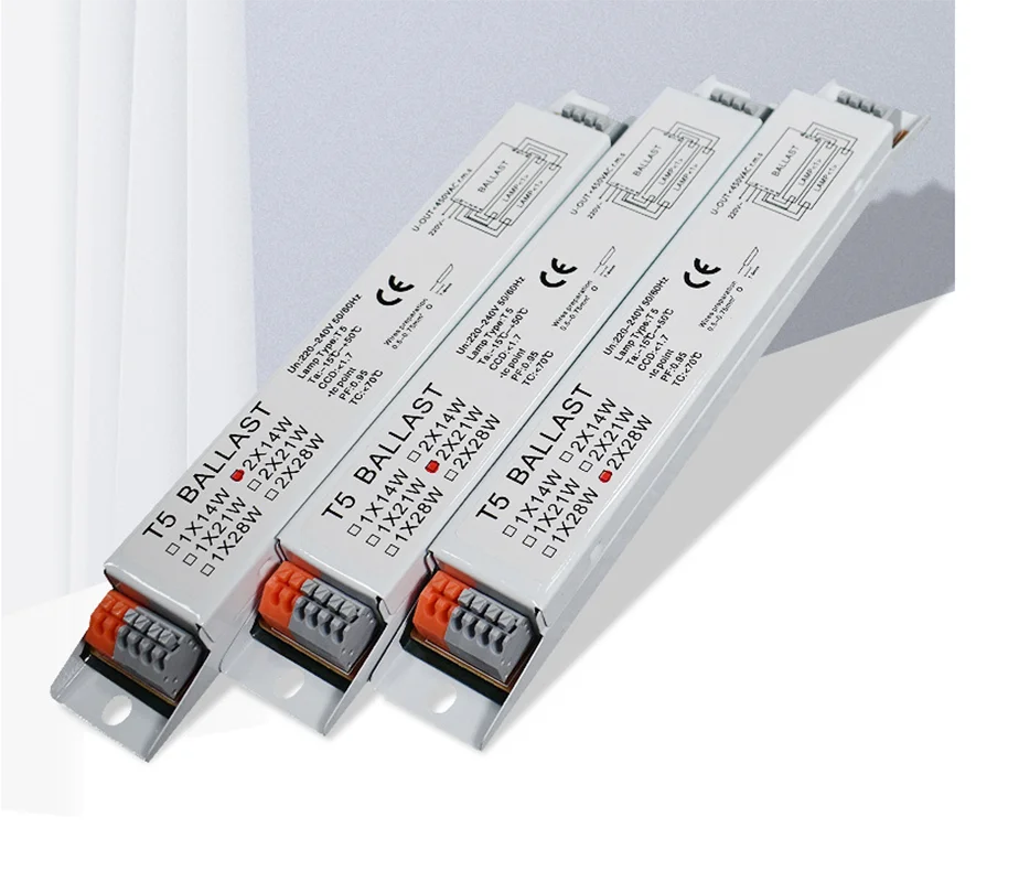 220-240V AC 2x54W/2x14W/1x21W/2x21W/2x28W/2x35W/1x54W Wide Voltage T5 Electronic Ballast Fluorescent Lamp Ballasts Drop Shipping