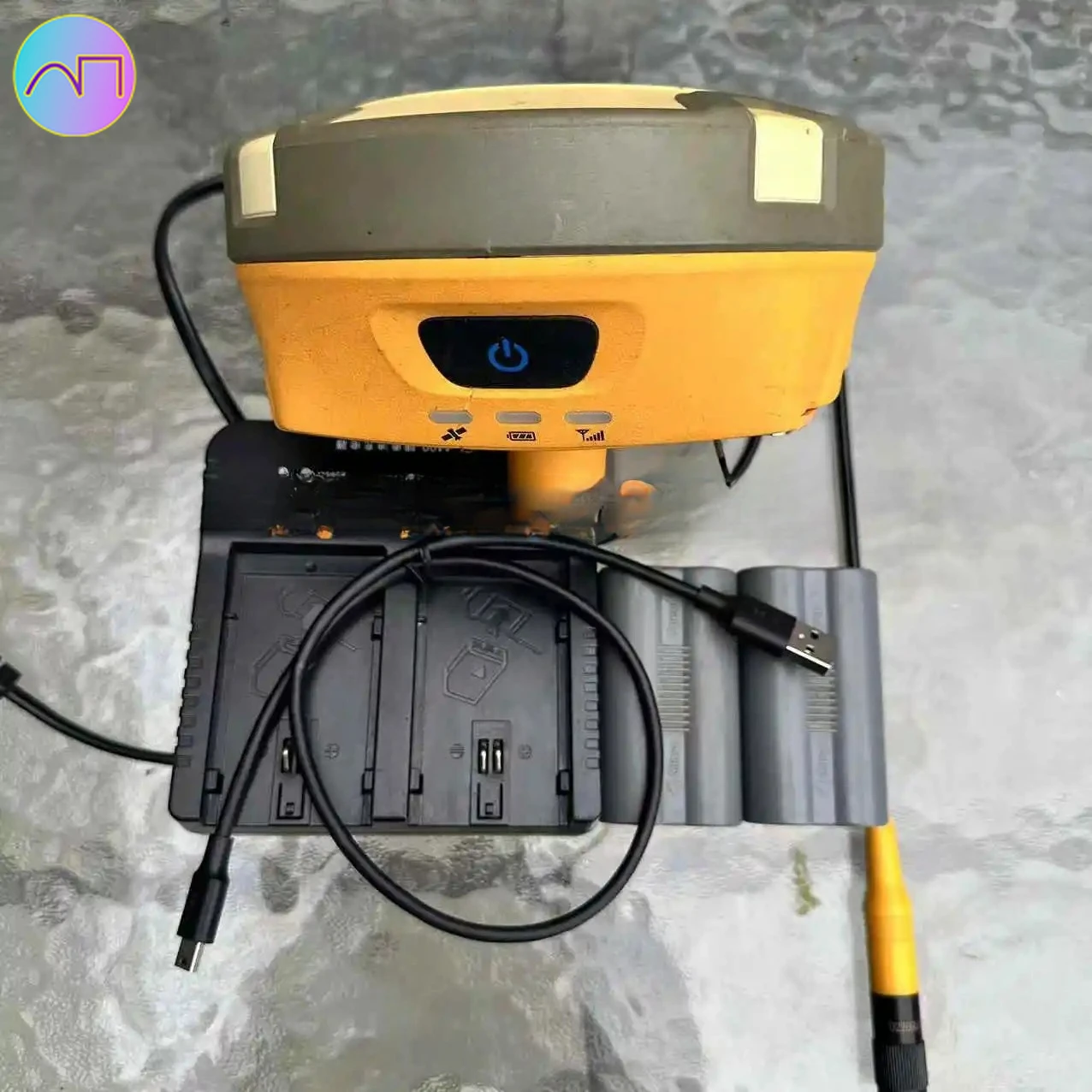 

Used Second Hand RTK Rover Rtk Gps Gnss Receiver Dgps Differential Receptor Hi Target V90