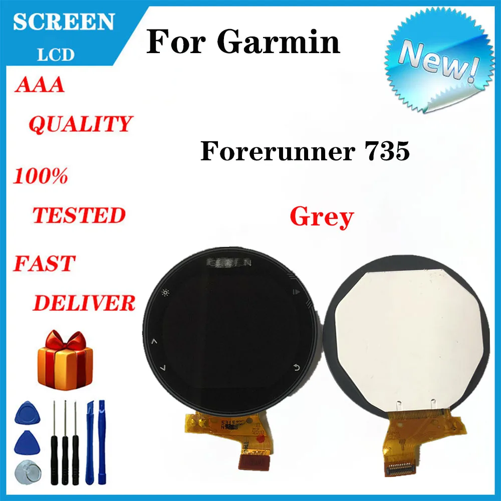 شاشة LCD بديلة لشاشة Garmin Forerunner ، للإصلاح ، ، 735xt