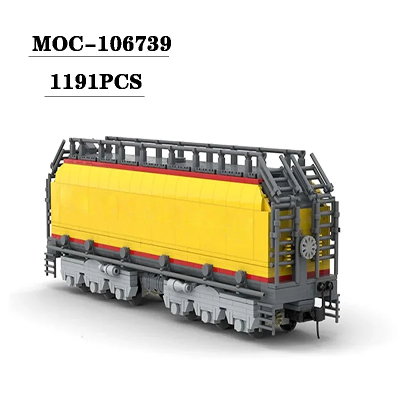 

Building Block MOC-106739 Oil Tank Carriage Gas Locomotive 1191PCS Adult Children Puzzle Birthday Christmas Toy Gift Ornaments