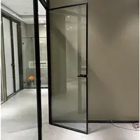 Household High Quality Double Layer Glass Door Fashion Design Manual Casement Doors Noise Reduction Durable Bedroom Hinged Doors 2