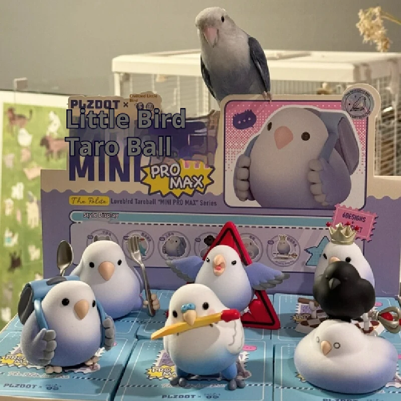 New Original Plzdot Little Bird Taro Ball Mini Pro Max Series Blind Box Decoration Trendy Play Figure Surprise Box Birthday Gift view 2