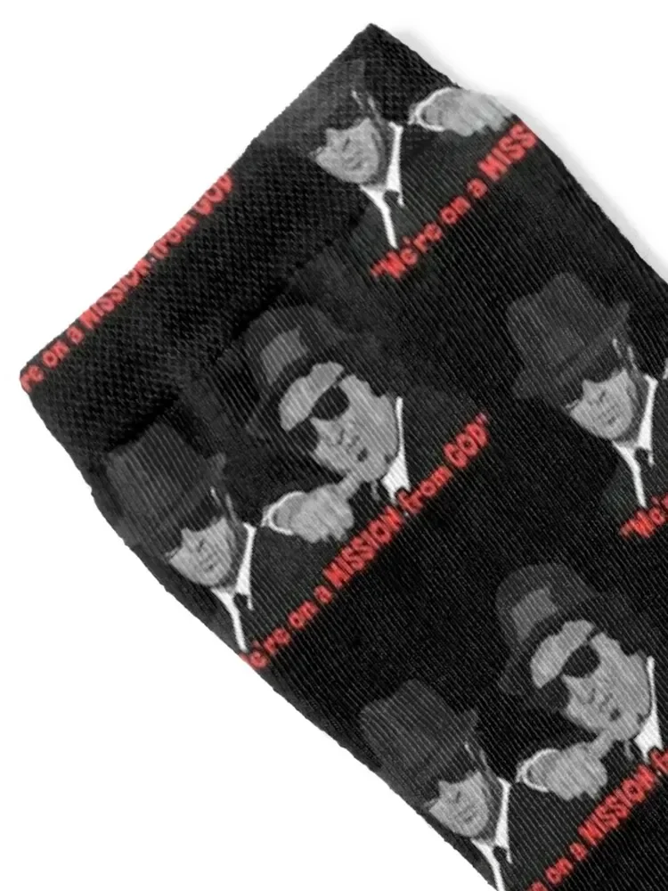 The Blues brothers We're on a MISSION from GOD Socks winter floor short Luxury Woman Socks Men's