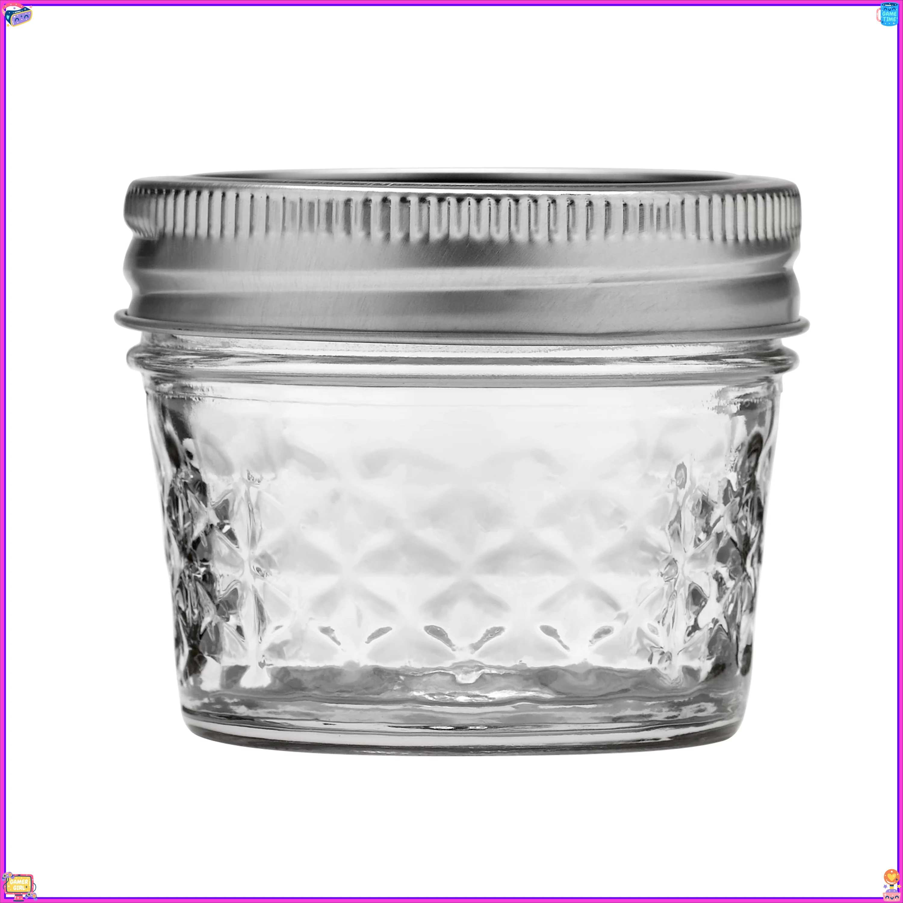 Paquete de 12 tarros de vidrio de boca regular de 4oz, con tapas para especias, mermelada, miel, perfecto para manualidades DIY, recuerdos y decoración de boda