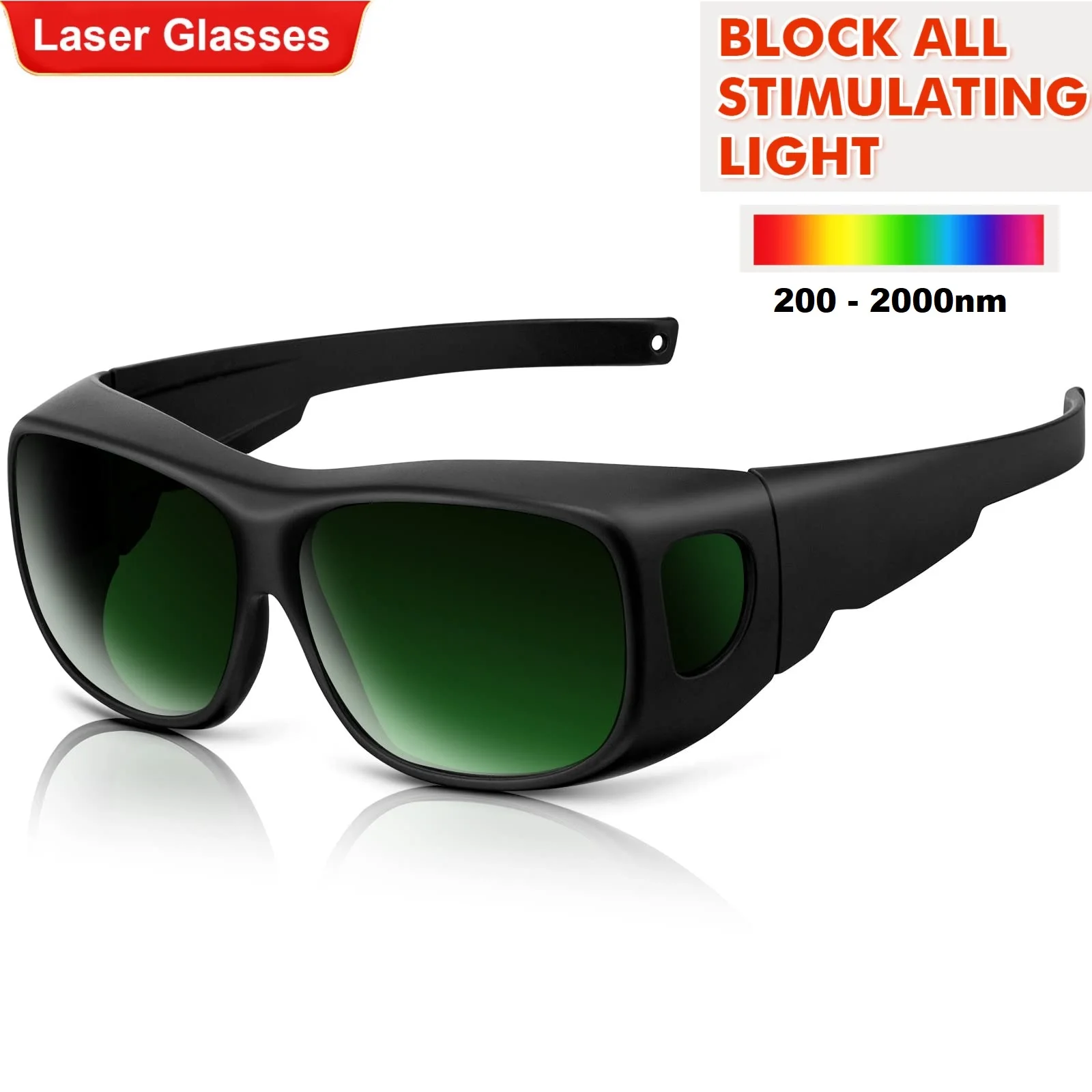 

Protective Laser Goggles Eye Protection Laser Glasses Ipl Hair Removal Radiation UV IPI IR IPL FPV Lazer Welding CO2 Infrared