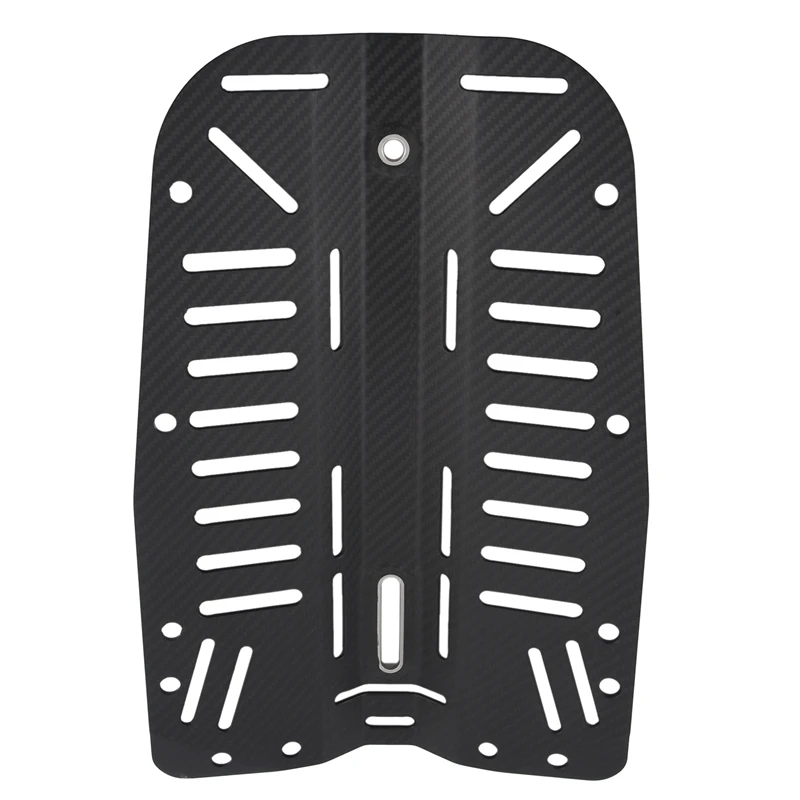 

New-Scuba Diving Carbon Fiber Backplate Fit Donut 30Lbs Wing With Hole Center Dimension 28Mm 11Inch