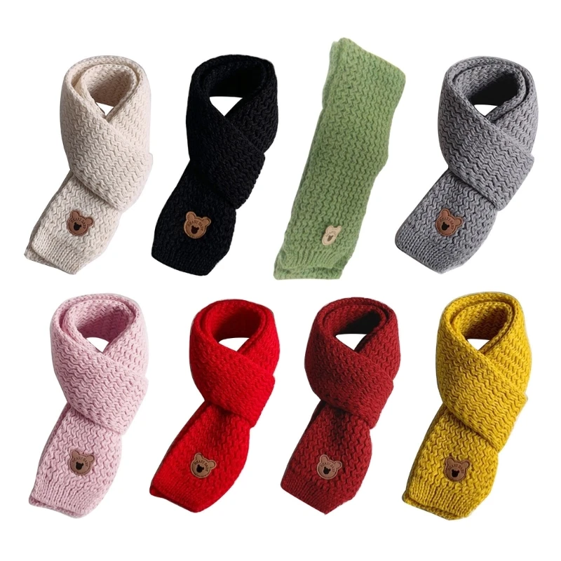 

Children's Scarf Autumn Winter Baby Neck Scarf Soft Warm Boys Girls Neckerchief