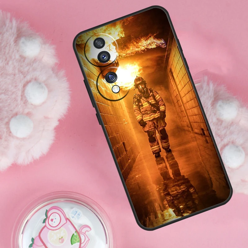 حافظة رجال الإطفاء Heroes لهاتف Honor 70 90 50 Lite X9c X8a X8b X9b X9a X8 X9 Honor 200 Lite Magic 5 6 7 Pro