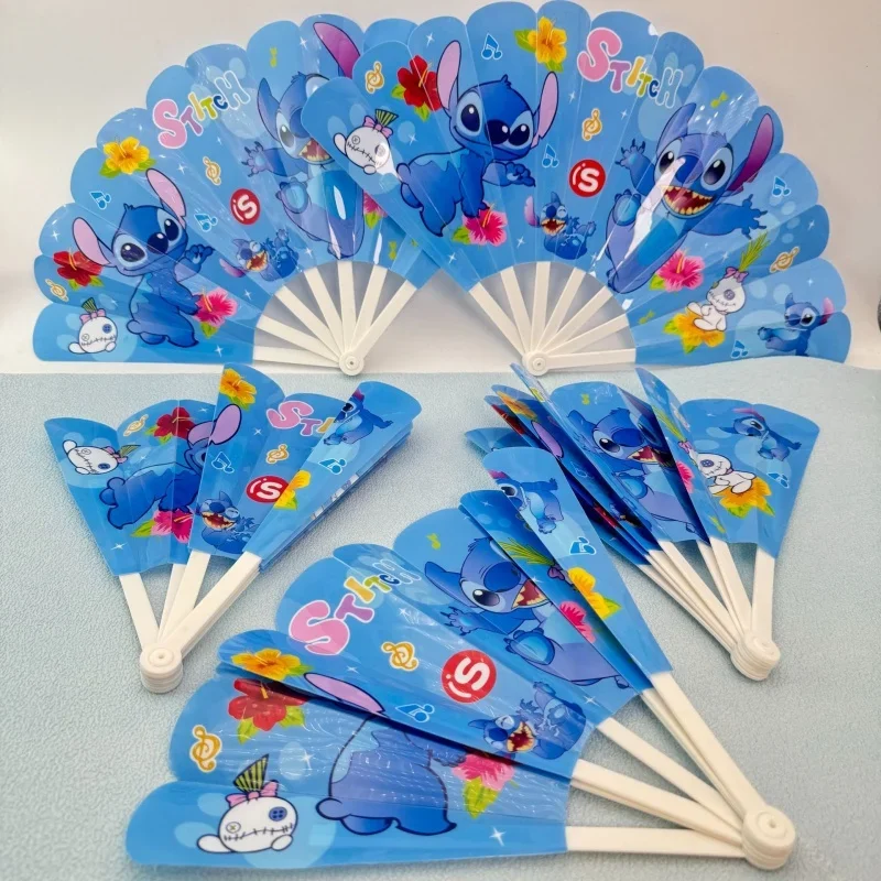 Novo disney dos desenhos animados ponto sete dobras fã anime dos desenhos animados portátil verão dobrável fã presentes atacado anime ponto