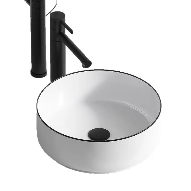 

On-stage basin for household use, balcony small size face basin ceramic