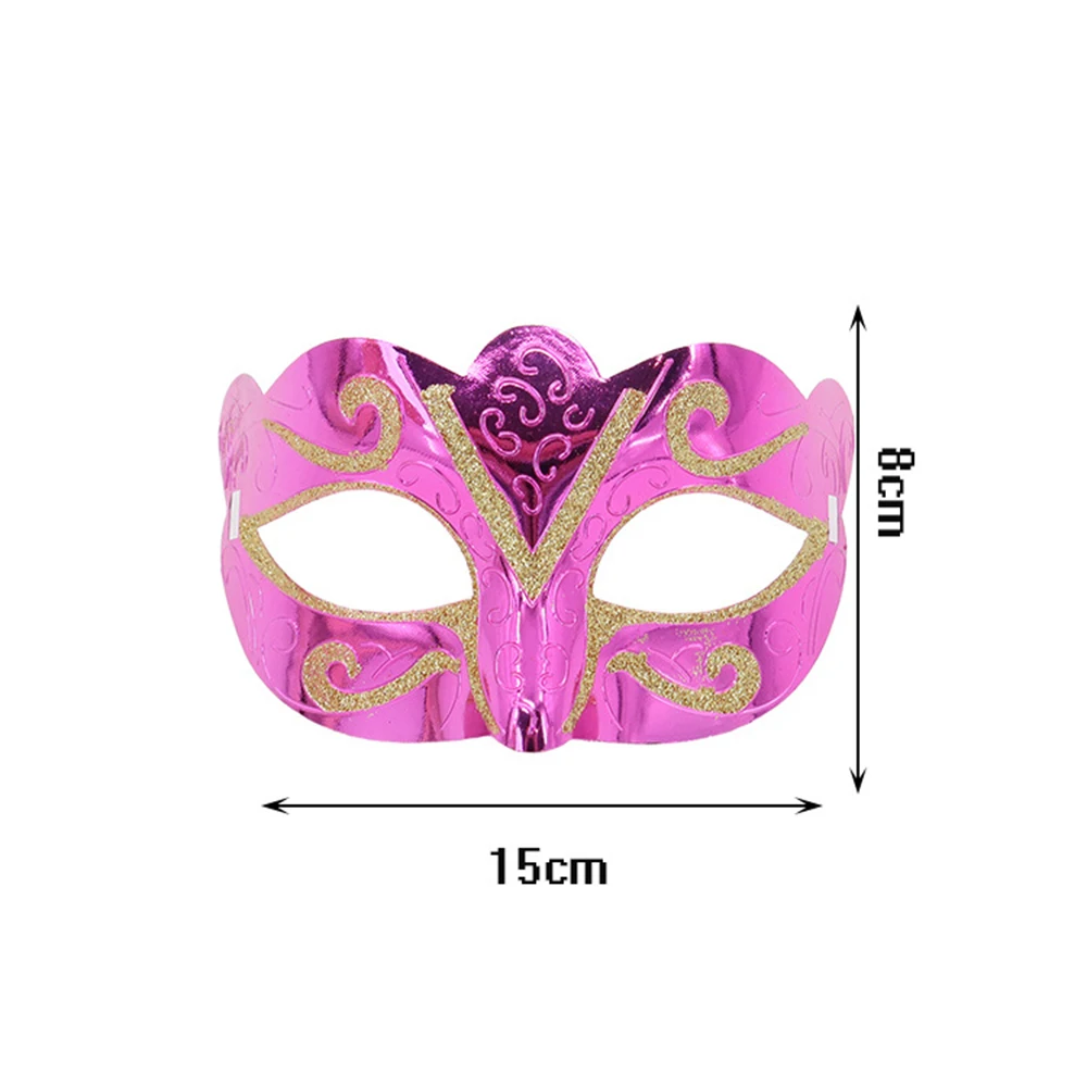Fashion Painted Beauty Mask Retro Princess Half Face Mask Couple Masks Halloween Party Mask Prop Christmas Masquerade Party Gift