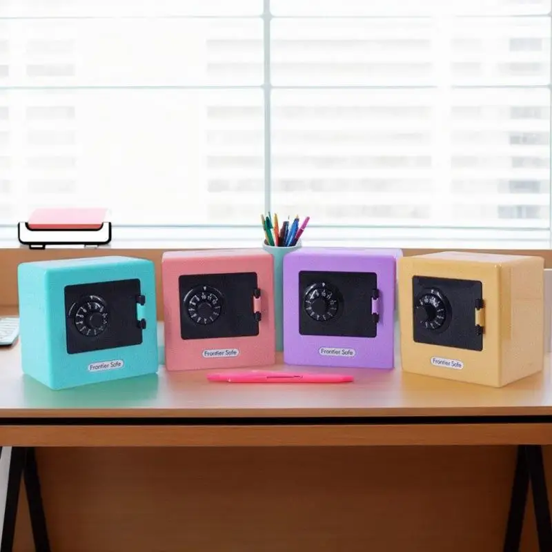 

Unique Mini ATM Cash Box, Secure Digital Piggy Bank with Password, Child's Money Saving Safe, Perfect New Year Gift