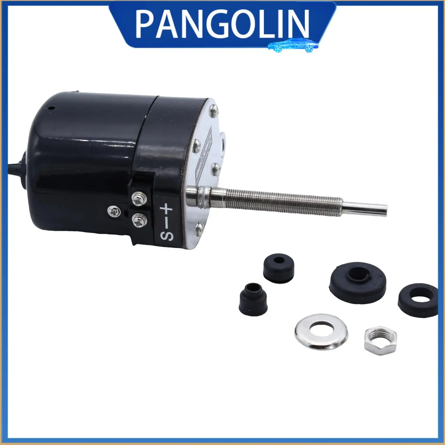 

Универсальный двигатель стеклоочистителя PANGOLIN 12 В, черный для Ford Chevy Jeep Mopar Hot Rod с автоматической подметания парка 110 градусов