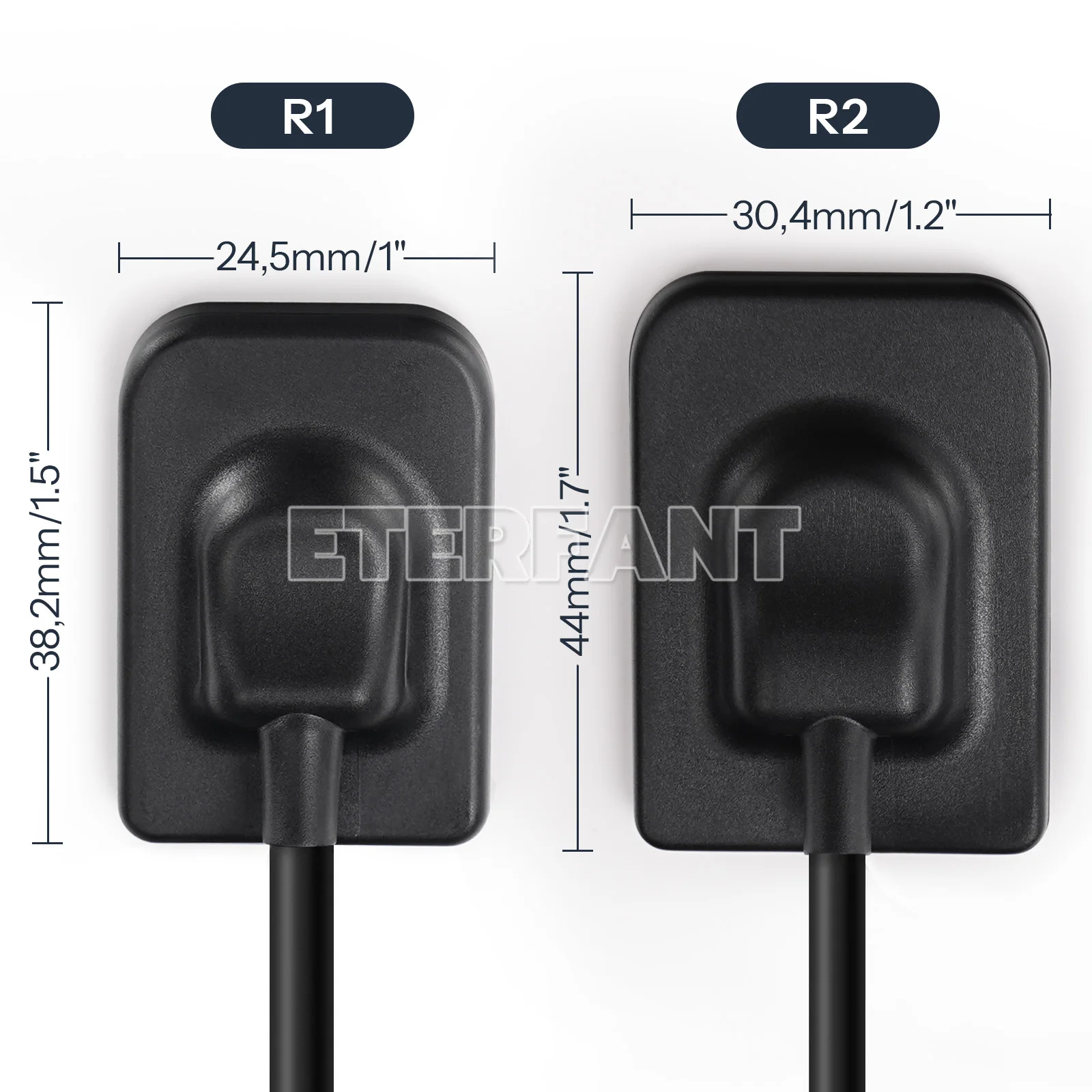 ENTERFANT Dimensioni 1/2 Sistema di immagini a raggi X dentali Sensore a raggi X digitale RVG intraorale Imaging super chiaro Comfort ultrasottile
