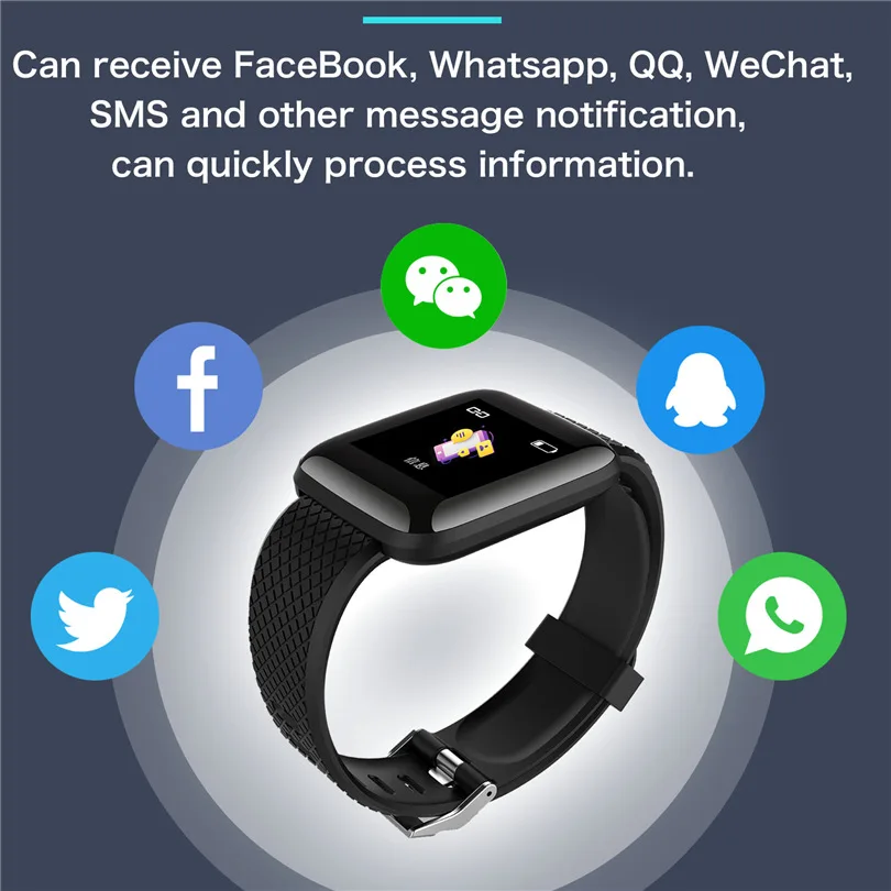

Color screen smart bracelet D13 real-time heart rate sleep monitoring small gift