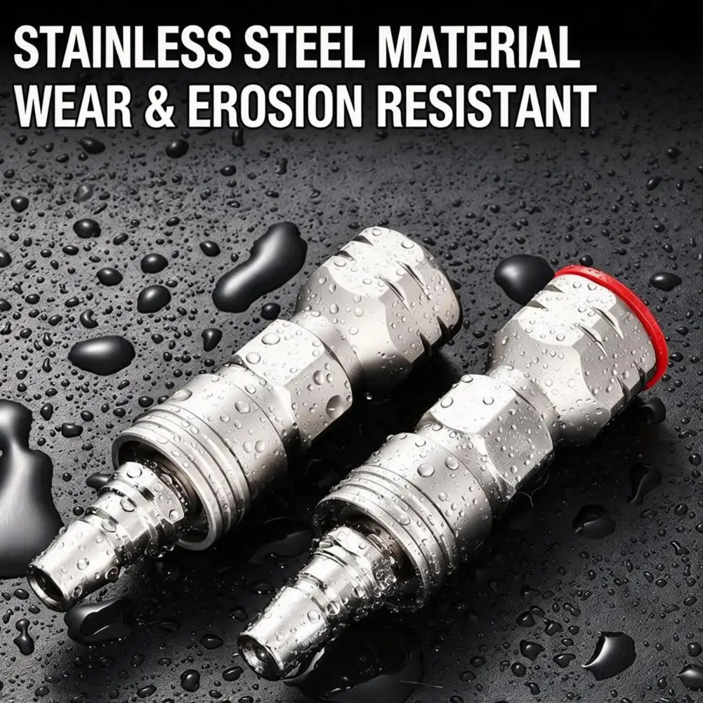 Quick Connect Spray Nozzle Paint Sprayer Nozzle Paint Sprayer Quick-connect Nozzle Stainless Steel Spray for Uniform Atomization