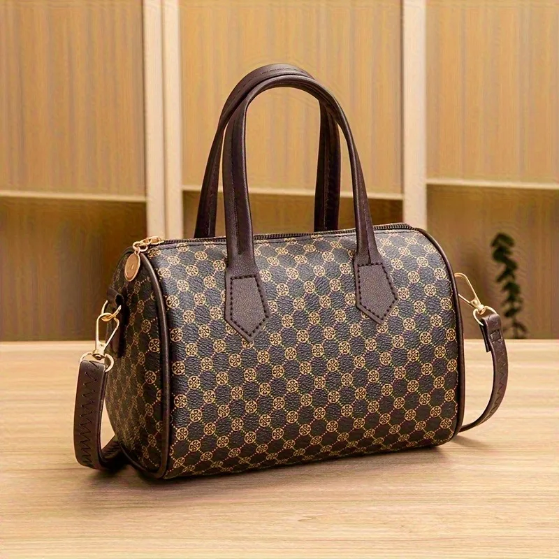 Handtaschen im Vintage-Stil, Umhängetasche, verstellbarer Riemen, Damen-Messenger-Umhängetasche, elegantes Accessoire, Einkaufstasche, Geldbörse, schick – Detail 5