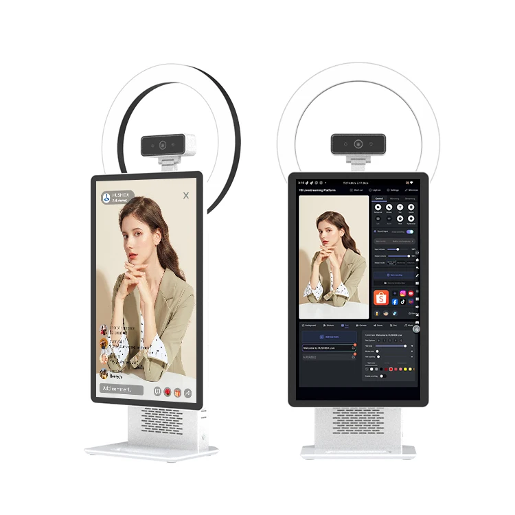 HUSHIDA 15.6 Inch Professionally Video Camera for Live Streaming Camera Tiktok Live Streaming for Facebook/Ins/Shopee