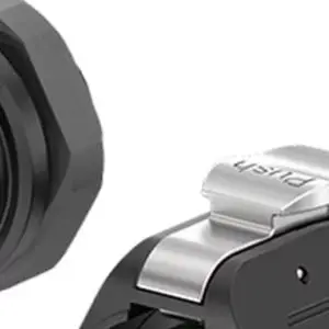 Reverse Mount Aviation Connector IP68 Waterproof Panel Mounted Male Socket with Female 2P 3P 4P 5P PBT Engineering Plastic