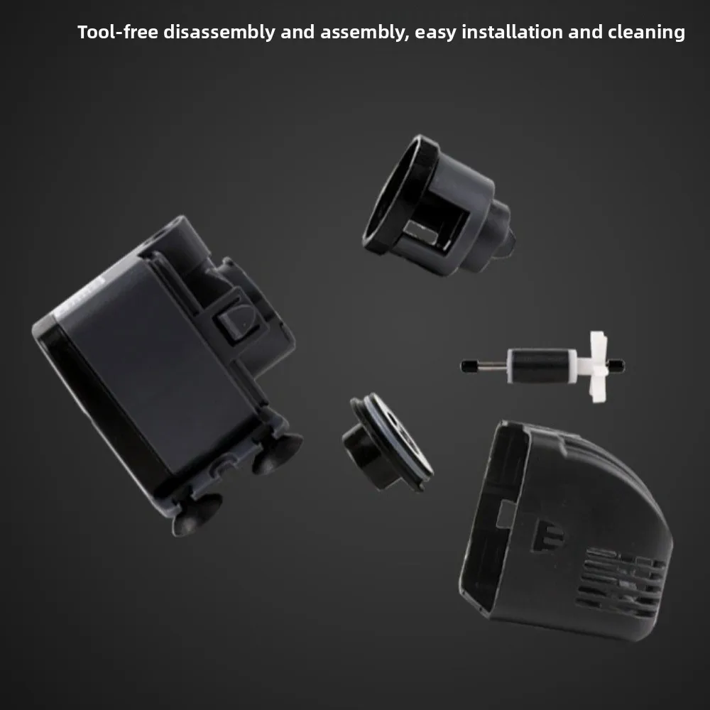 

6/14/24w Aquarium Water Pumps Ultra-Quiet with Suction Cups Filter Pump Adjustable Flow Submersible Fish Pond Pump Aquarium