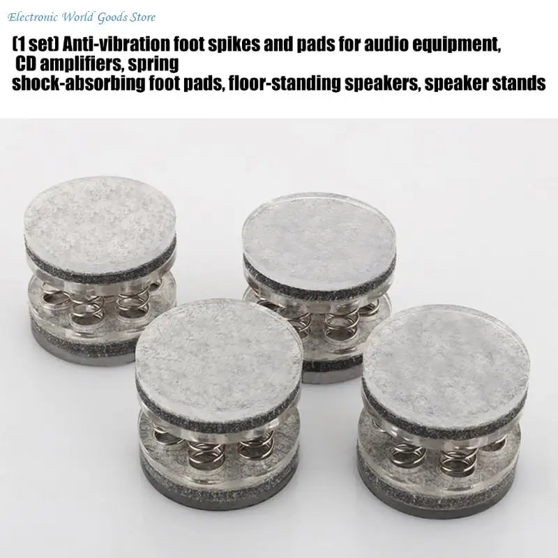 A3PD Spring Support Feet for Speaker Bases and Home Equipment Shelves