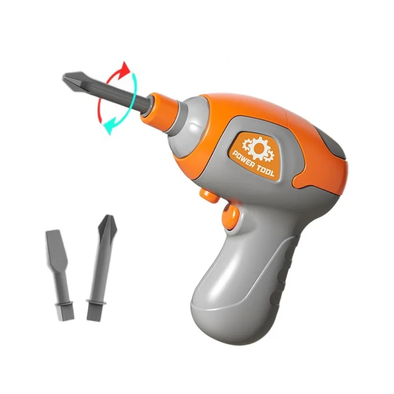Kit de Herramientas de Bricolaje para Niños, Juego Completo de Ensamblaje con Tornillos y Tuercas, Juguete Educativo, Taladro Eléctrico, Ensamblaje y Desmontaje para Niños