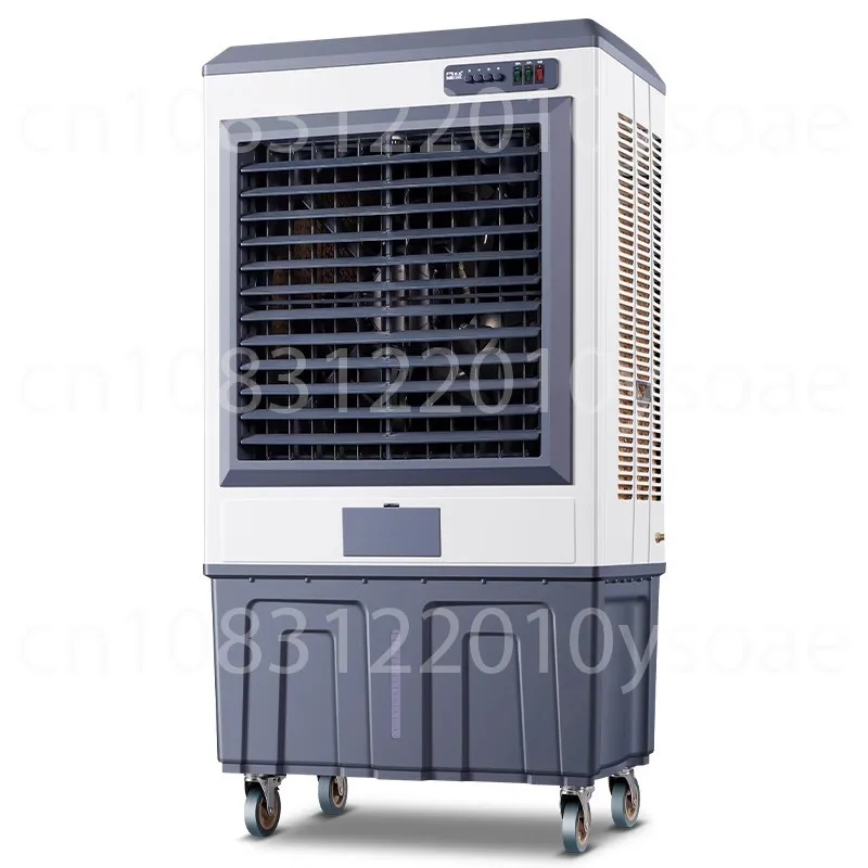 Ventilador de refrigeración por agua móvil con control remoto y ahorro de energía; Aire acondicionado comercial de agua fría con gran energía eólica