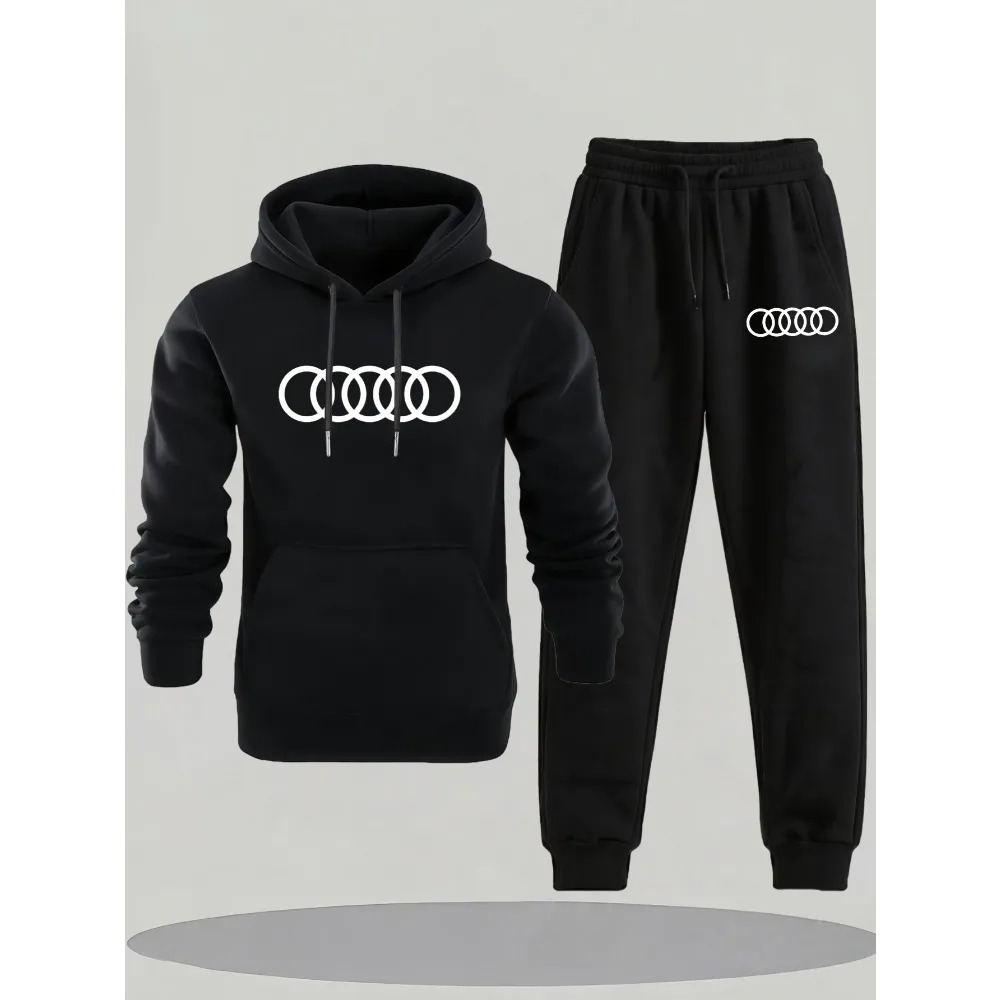 بدلة رجالية على الموضة لخريف وشتاء 2025 - منتج مطبوع شعبي للرجال - مريح ومسامي - هوديي رجالي - سراويل رجالية #3