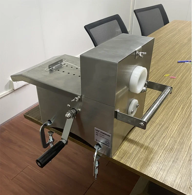 Manual Sausage Binding Machine For 304 Stainless Steel Sausage Knotter with 2 Knotting Thread Table Top Sausage Processing