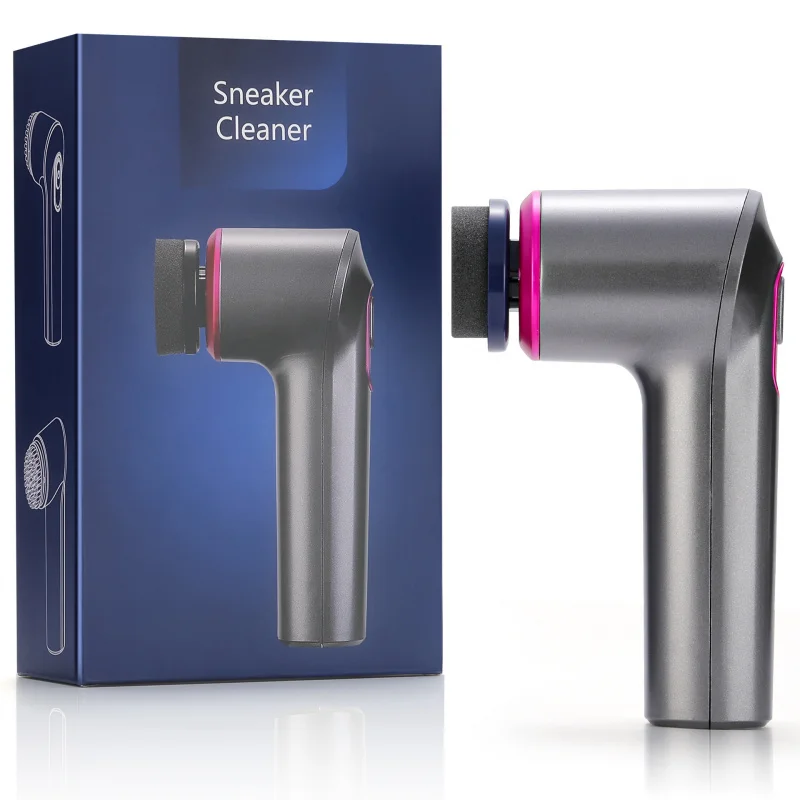 

Electric Shoe Brush with Soft and Hard Bristles Rechargeable Shoe Cleaning Machine Leather Care Device No Damage Shoe Brush for