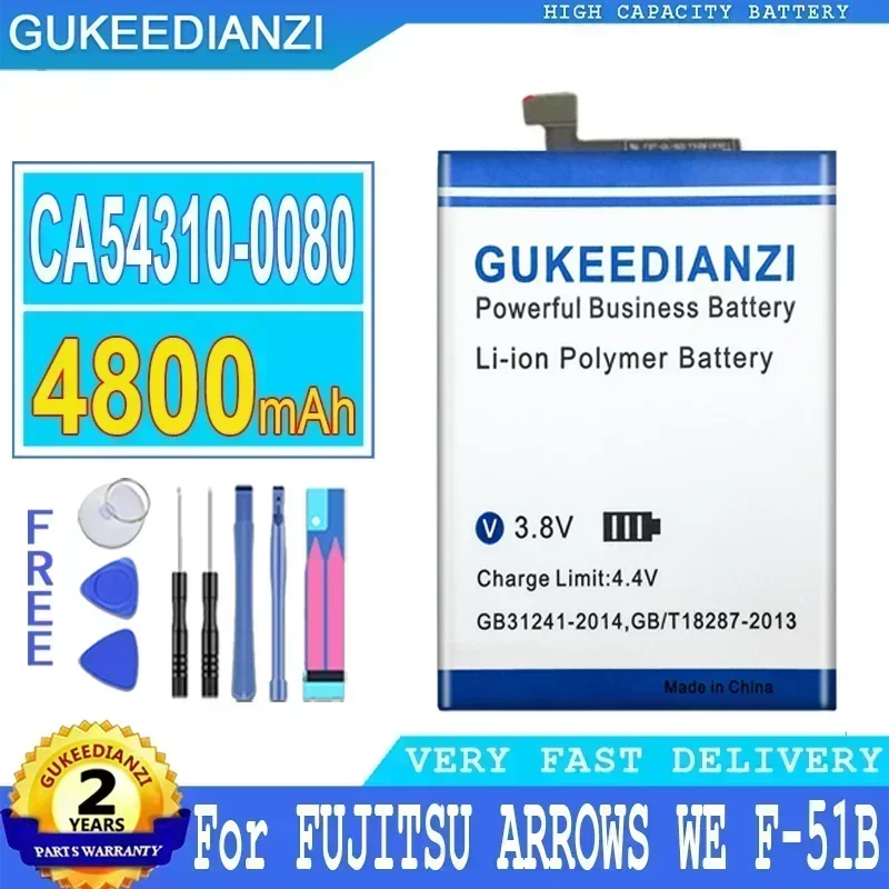 

4800mAh CA54310-0080 Battery For FUJITSU ARROWS WE F-51B Mobile Phone