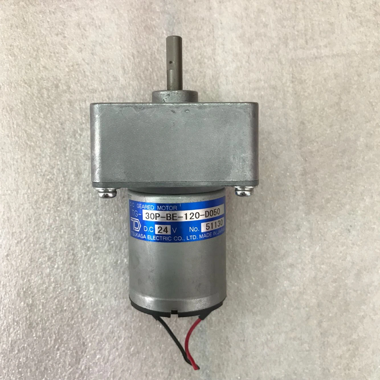 For Miniature DC reducer motor. Motor TG-30P-BE-120-D050 24V