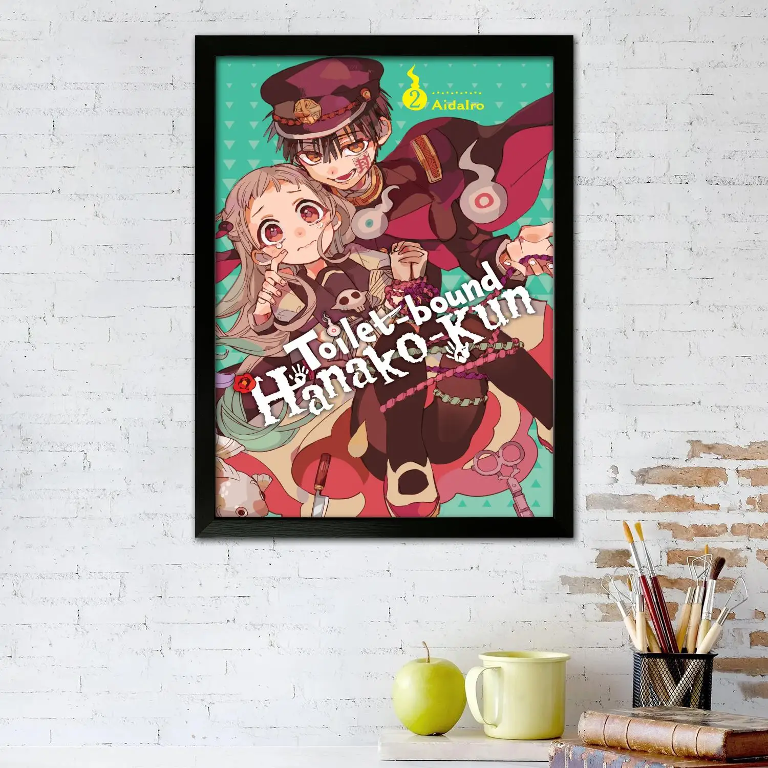 Cartoon Toilet Bound Hanako Kun Canvas Art Poster and Wall Art, Picture Print, Modern Family Bedroom Decor,Decorative painting