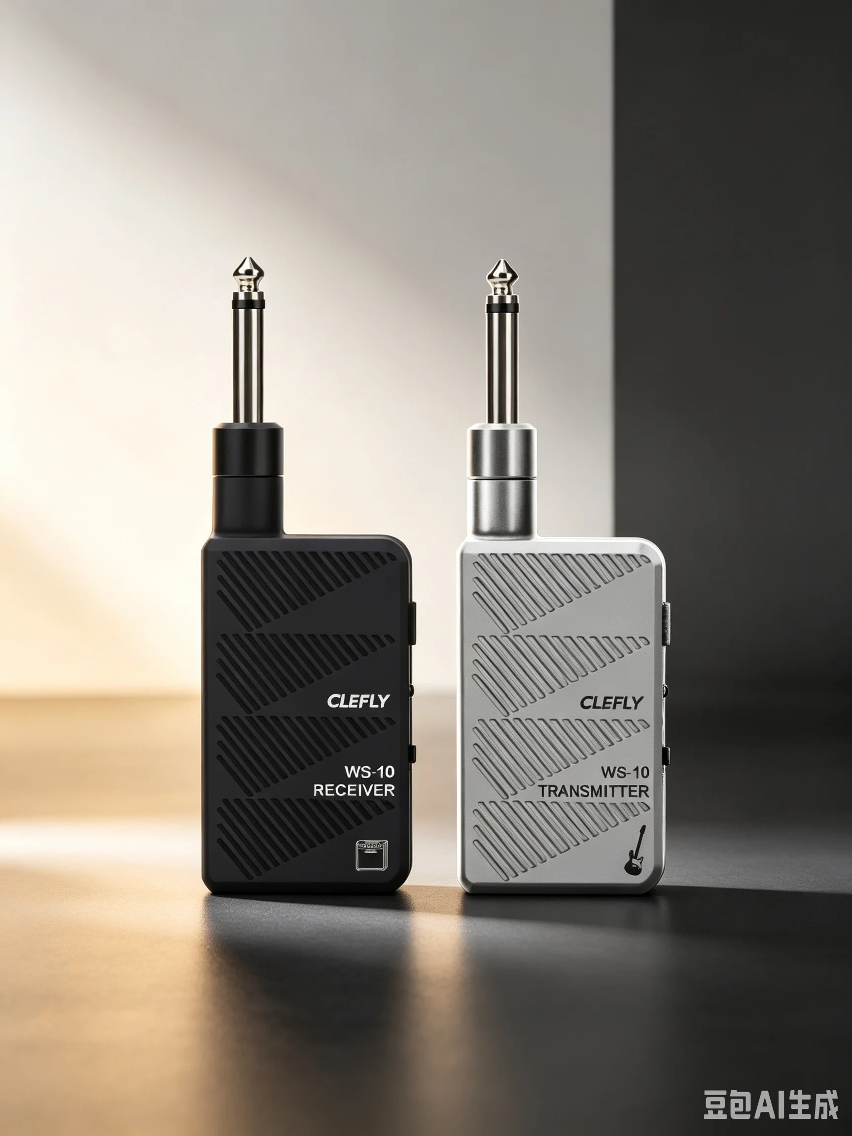 CLEFLY WS-10 2.4G Guitar Wireless Transmitter Receiver Low Latency Plug and Play Audio System