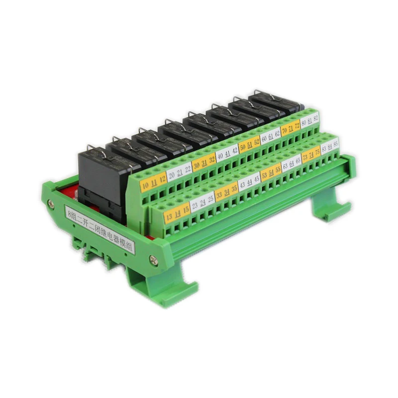 

JR-8F2 Ginri 8 Channel Hongfa DC24V PLC Output Control Relay Modules Board