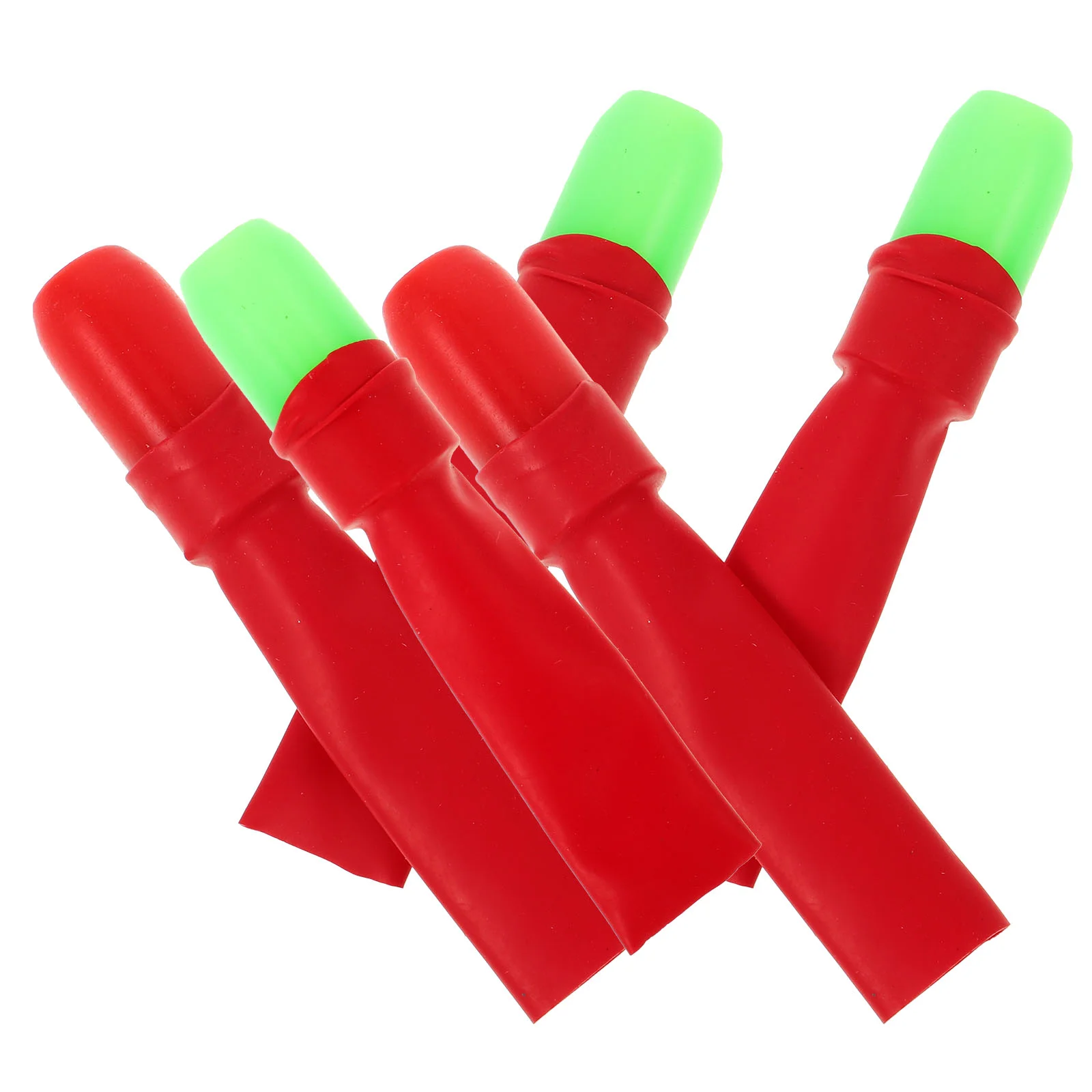 5 Pcs Fart Whistle Funny Toys Playing Props Christmas Red April Fool's Day Whistles Child