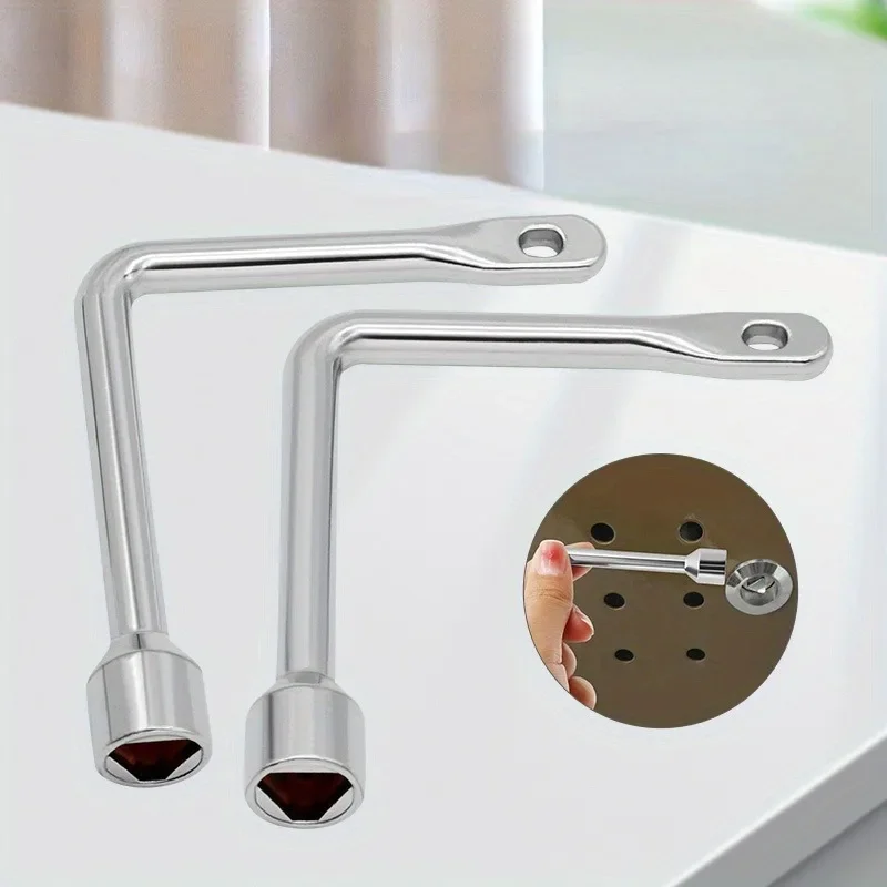 

2pcs Multi-purpose Electric Control Cabinet Inner Triangle Key Wrench Elevator Water Meter Valve Universal Inner Triangle
