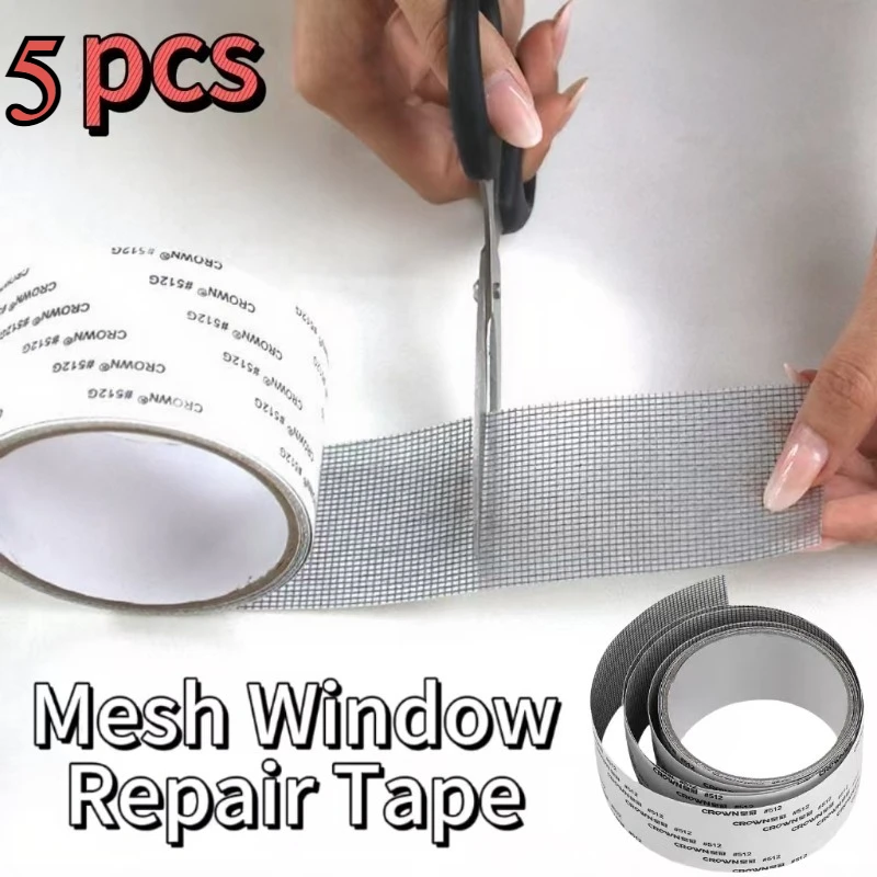 Net Hole Repair Subsidy Waterproof Window Screens Repair Tape Self-adhesive Net Patch Anti-Insect Mosquito Mesh Broken Repair