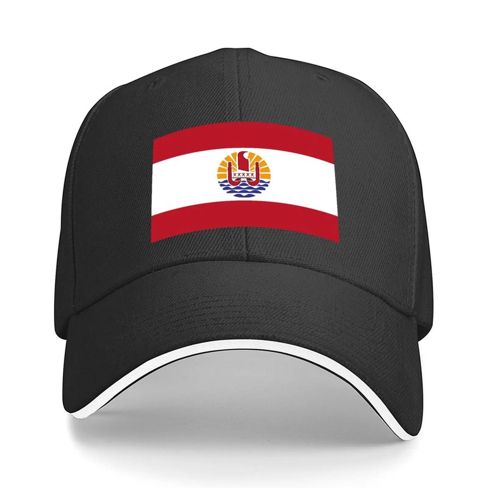 

French Polynesia - French Polynesian Flag Baseball Cap Christmas Hat sailor cap for men New Hat Ball Cap Women Men's