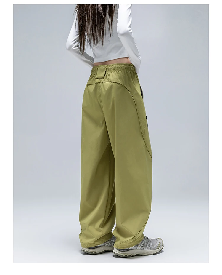 Unisex Wasserdichte Cargohose – Wandelbarer Straight/Jogger-Schnitt, 3D-Schnitt Reflektierende Reißverschlusstaschen, Urban & Leichte Outdoor-Bekleidung – Detail 15