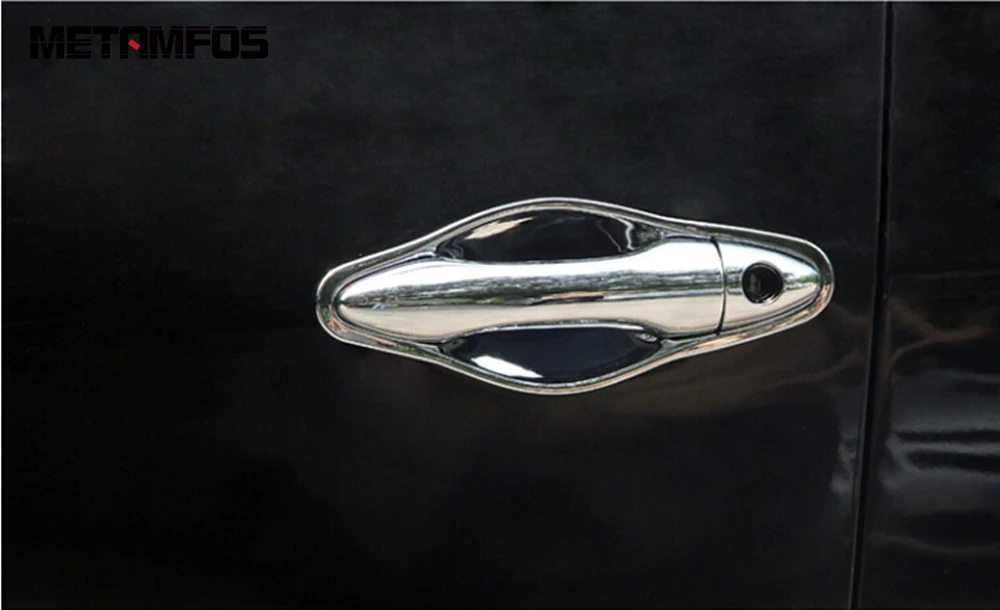 For Hyundai Tucson ix35 2010 2011 2012 2013 2014 2015 Chrome Side Door Handle Cover Trim Protection Cap Exterior Car Accessories