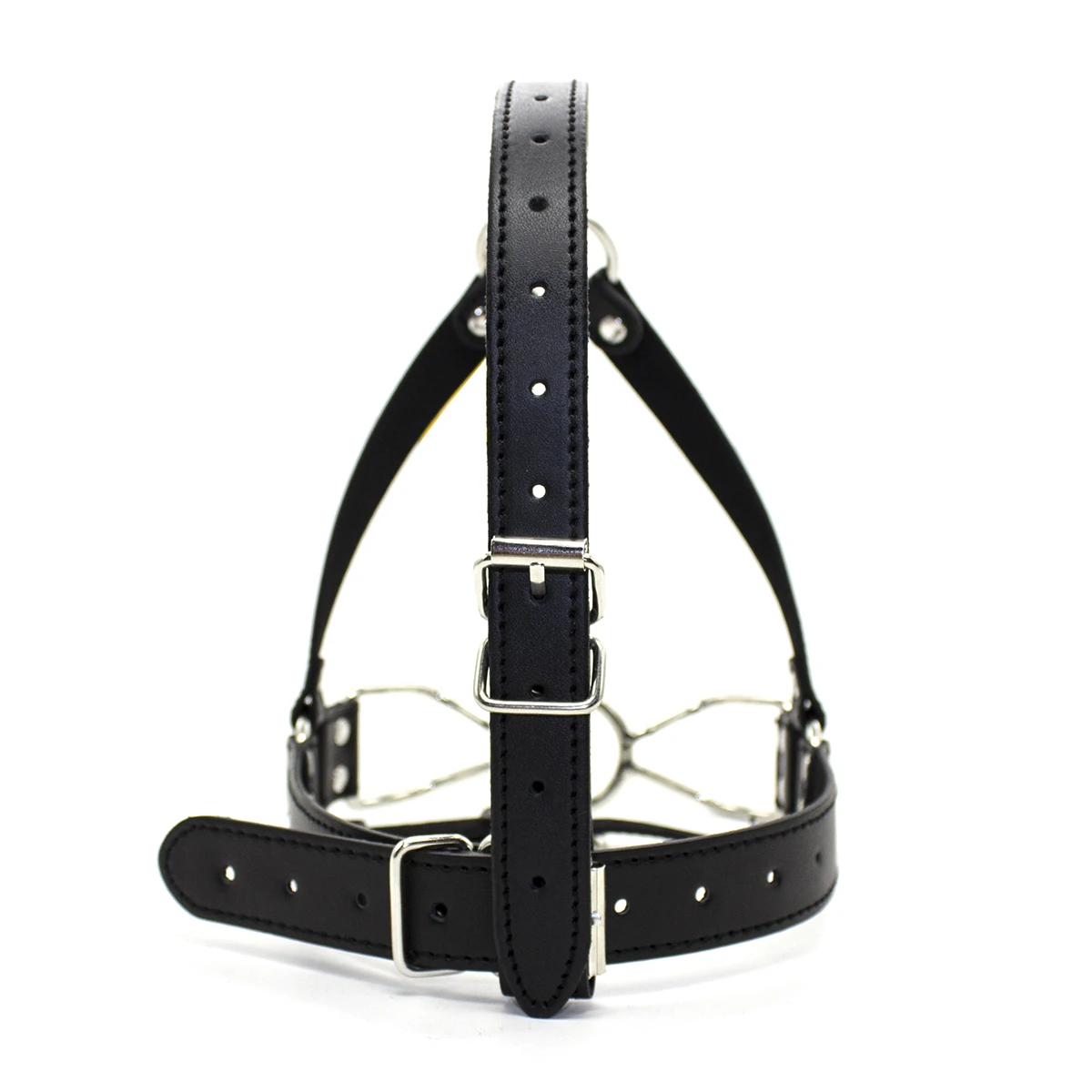 Thierry Head Harness Bondage  Open Mouth Metal O Ring Gag, Fetish SM Bondage Restraint Adult Games Products Sex Toys for Women