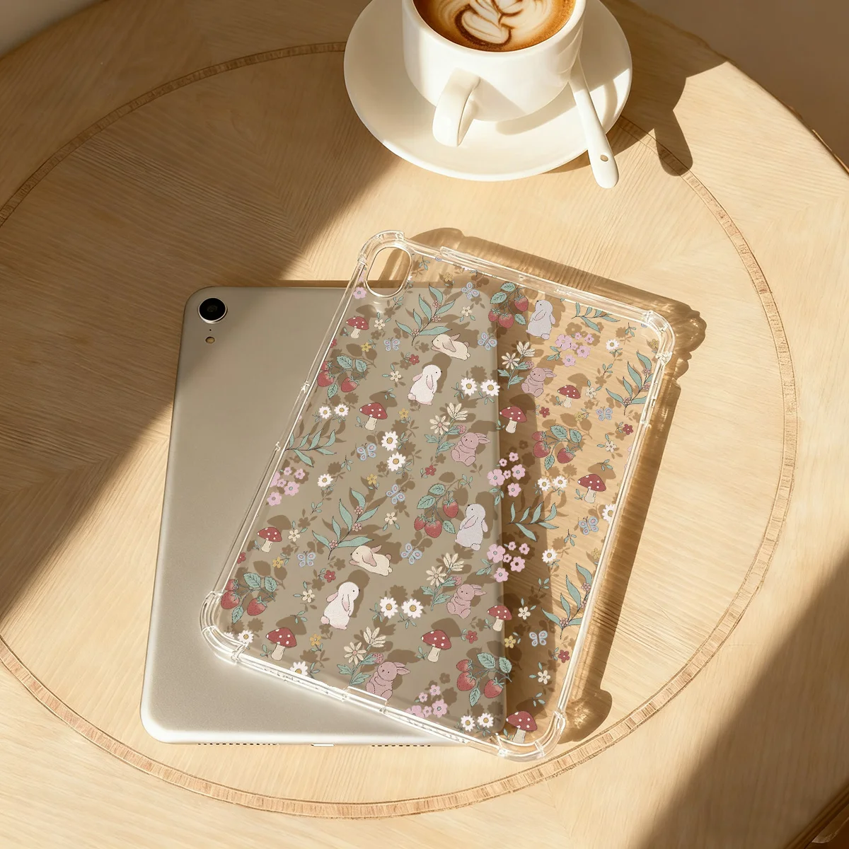 Clear Transparent Tablet Case for Apple iPad Pro 9.7 10.5 12.9 13 Air 2 3 11 13 Mini 4 5 6 7 Shell Forest Bunny Strawberry Style