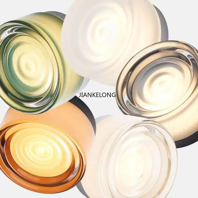 Moderne Glas Runde Wandleuchte Leuchten für Schlafzimmer Nacht Hotel Hintergrund Dekoration Led Nordic Bunte Lampe Leuchte