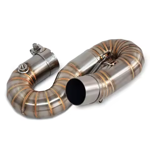 Motorcycle Exhaust Rotate Middle Link Adapter Pipe 51mm For Honda CBR1000RR CBR1000 RR 2008-2017