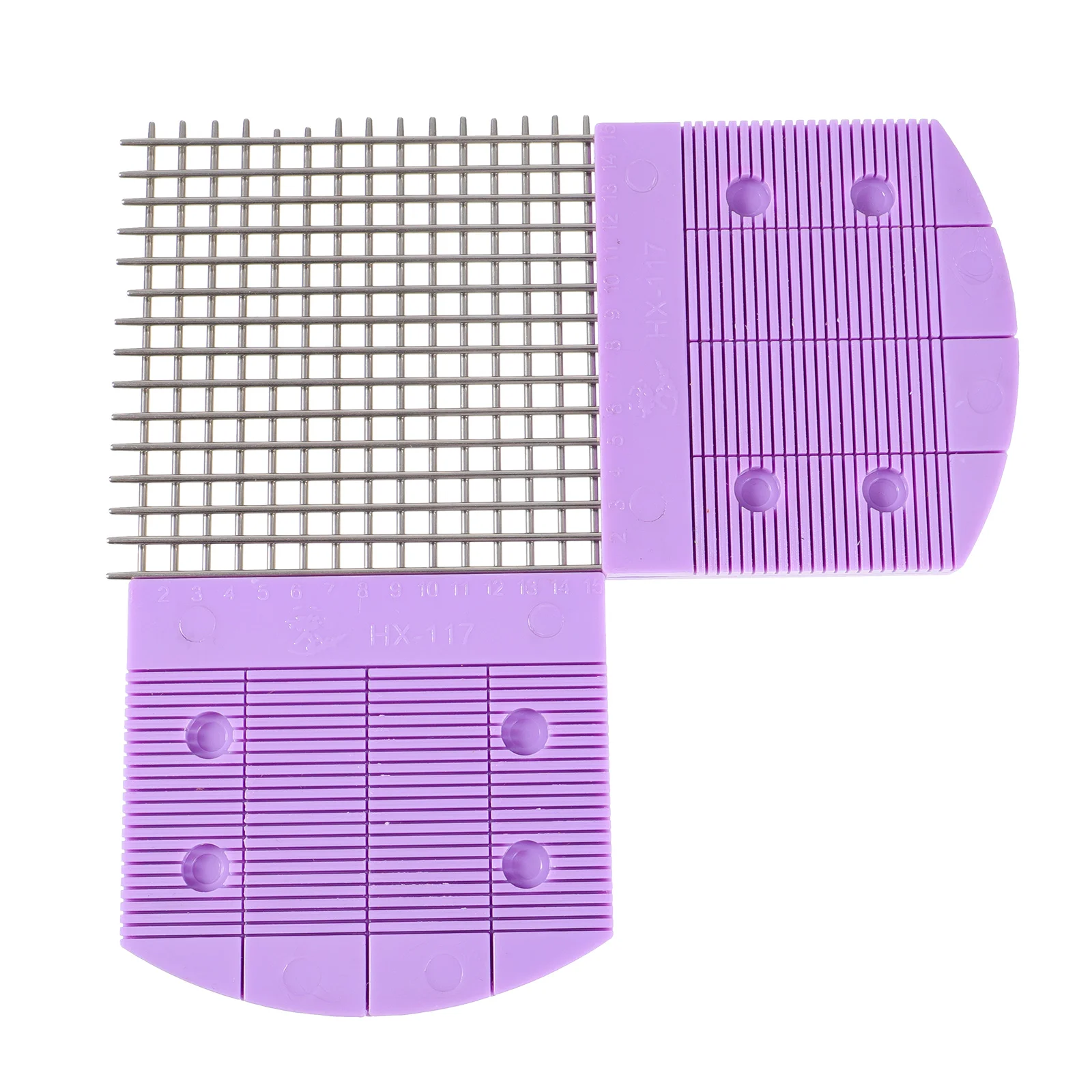 2 Pcs Paper Device Flower Tools Mould Crimper Comb Quilling Accessories DIY Combs Craft Weaving