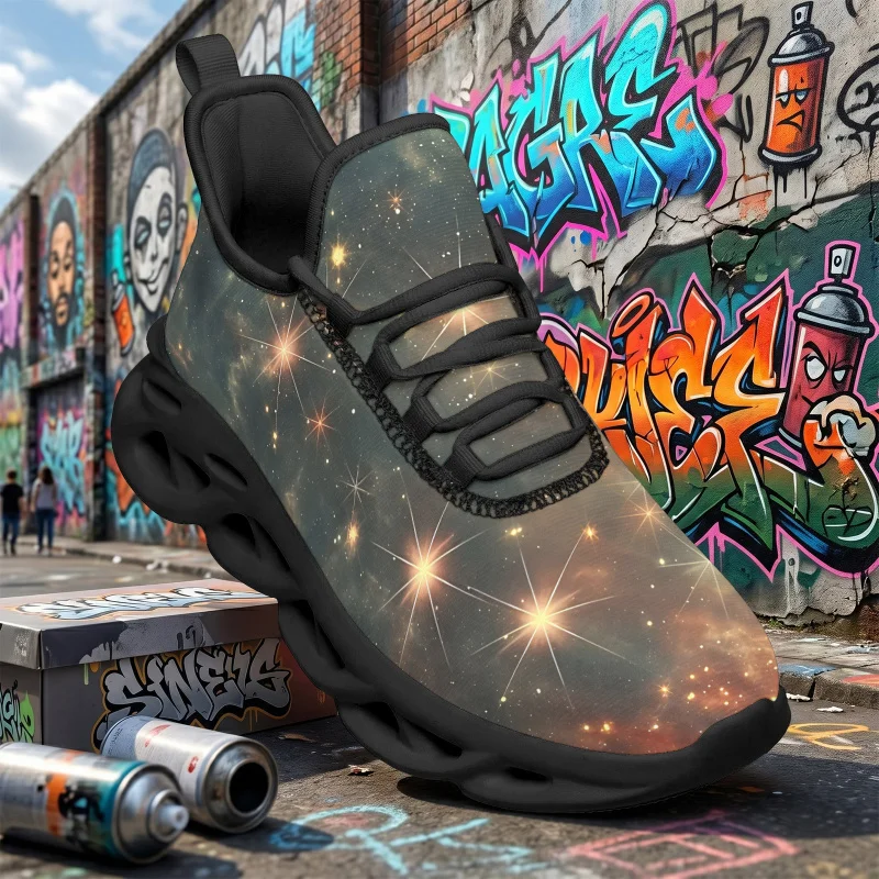 Ladies Men's wide-fit sneakers and loafers - Dark green turquoise color/Breathable sole sneakersPlus-size lace-up round-toe sho