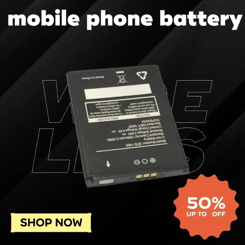 

3.85V 1400mAh Mobile Phone Battery BTE-1400 For Verizon Orbic Journey V RC2200L