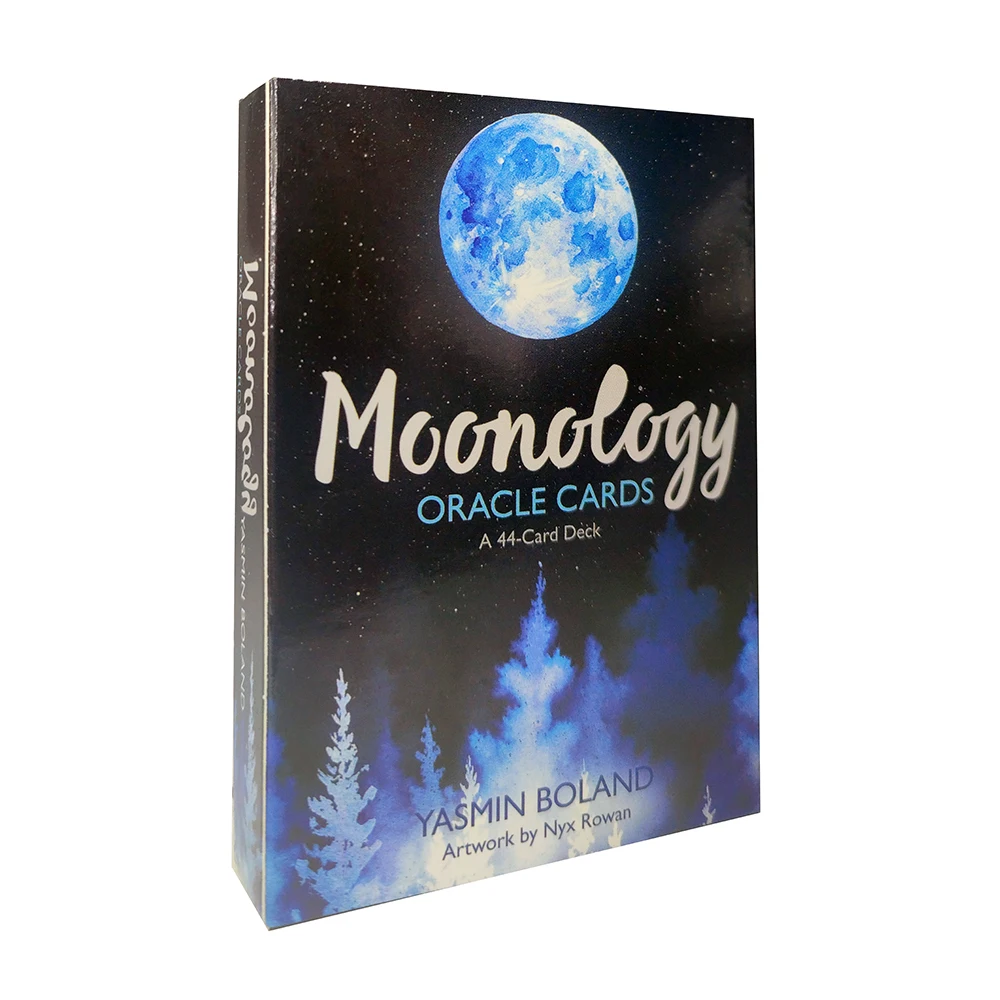 Moonology-Cartes de tarot oracle pour débutants, jeu de destinée affectif, avec guide PDF, nouveauté