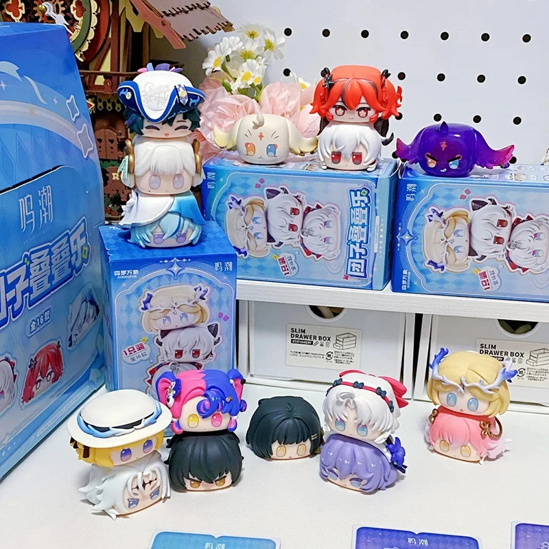 

Забавные волнистые настоящие пельмени, штабелируемая слепая коробка, кукла из бисера Moe, Cartethyia, загадочная коллекционная игрушка для модного подарка